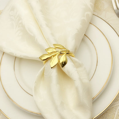 Gold Silver Christening Bangle Metal Napkin Holder