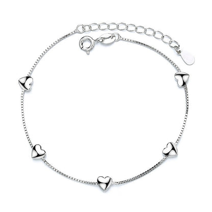 925 Sterling Silver Diamond-Studded Butterfly Bracelet